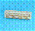 0.8mm单槽侧插板对板连接器母座
