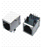 RJ45连接器无变压器插座单口无灯